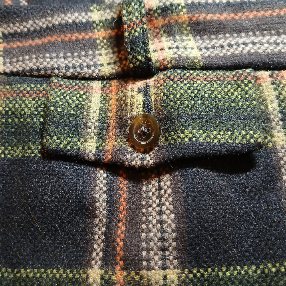MICHAEL Michael Kors Wool Plaid Wide Leg Dress Trousers - Picture 7 of 11